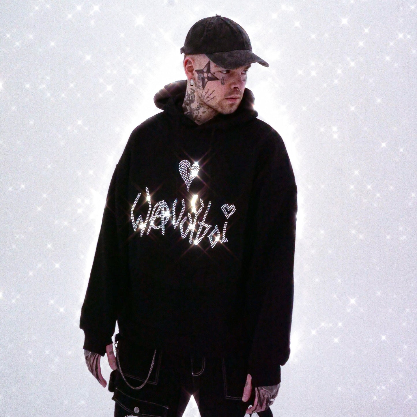 💖 wavvybois glitzer hoodie 💖